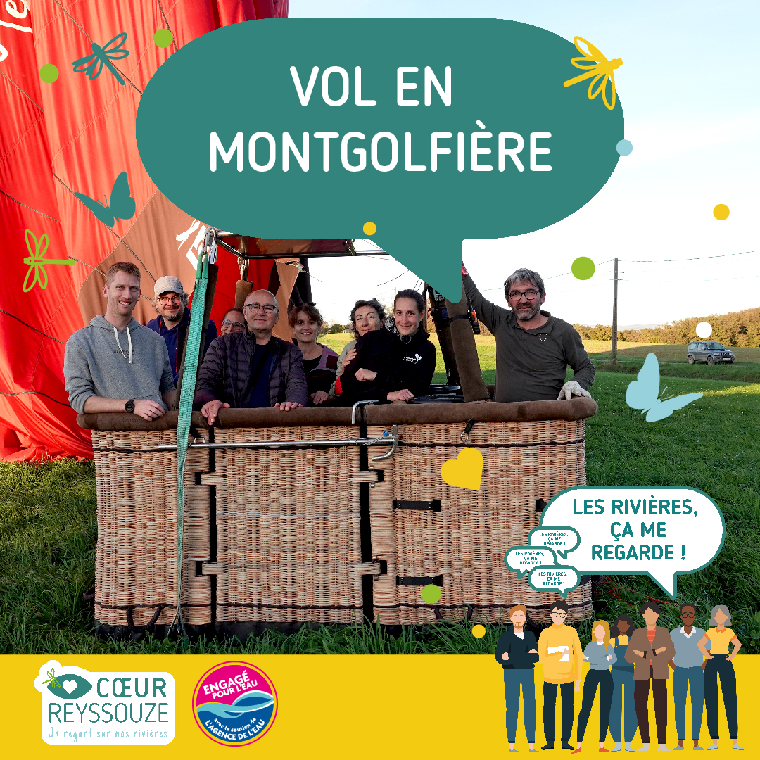 Vol en montgolfière / concours Coeur Reyssouze