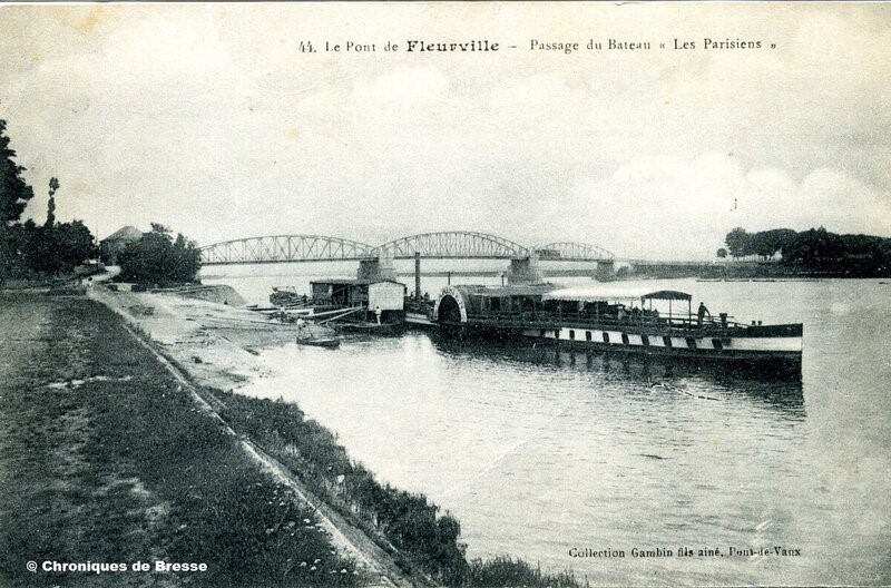 Pont-de-Vaux se connecte à la Saône