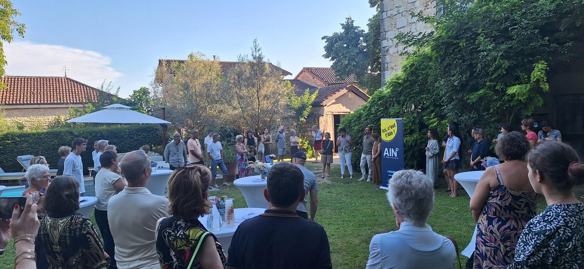 L'inauguration en présence des officiels et des artistes