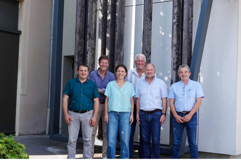 De gauche à droite : Patrice JANODY, Jean-Yves BREVET, Marie MÉLEC, Jean-Luc PICARD, Éric DIOCHON, Bernard BADET